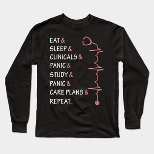 Funny Nursing Student Nurse Gift Idea Long Sleeve T-Shirt